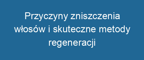 Przyczyny zniszczenia włosów i skuteczne metody regeneracji